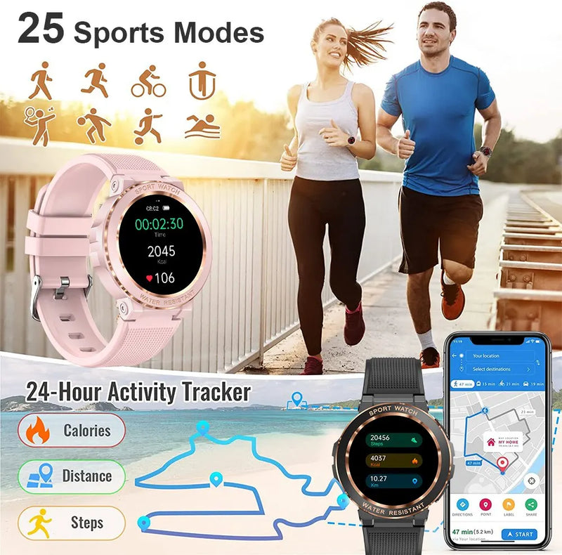 MELANDA Sport Smart Watch Women Bluetooth